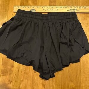 Elegant Black Women's Athletic Shorts